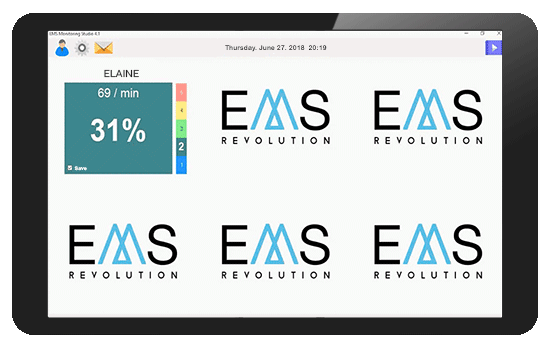 Realtime monitoring tijdens EMS training